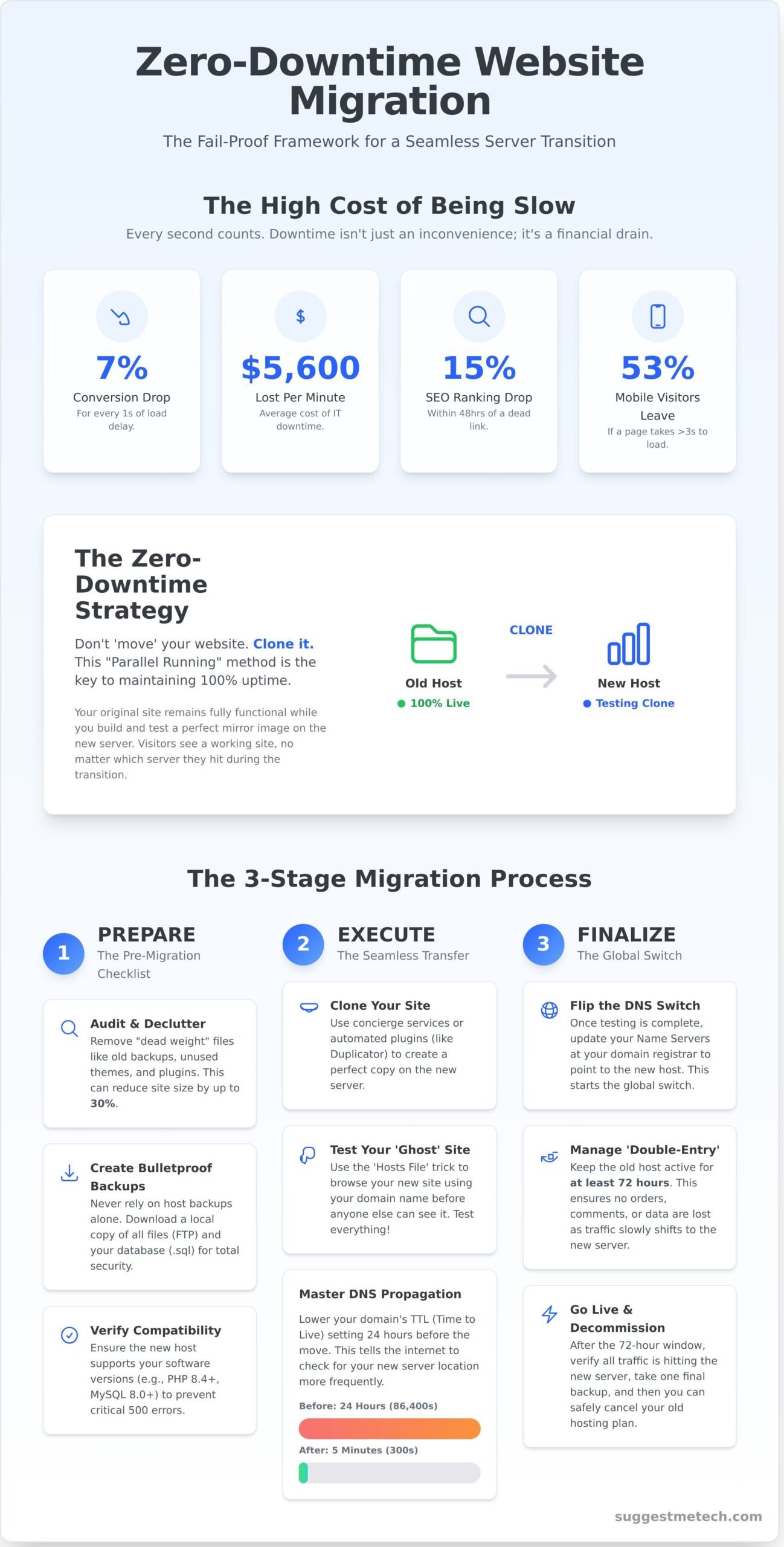How to Migrate Your Website to a New Host Without Downtime (2026 Guide)