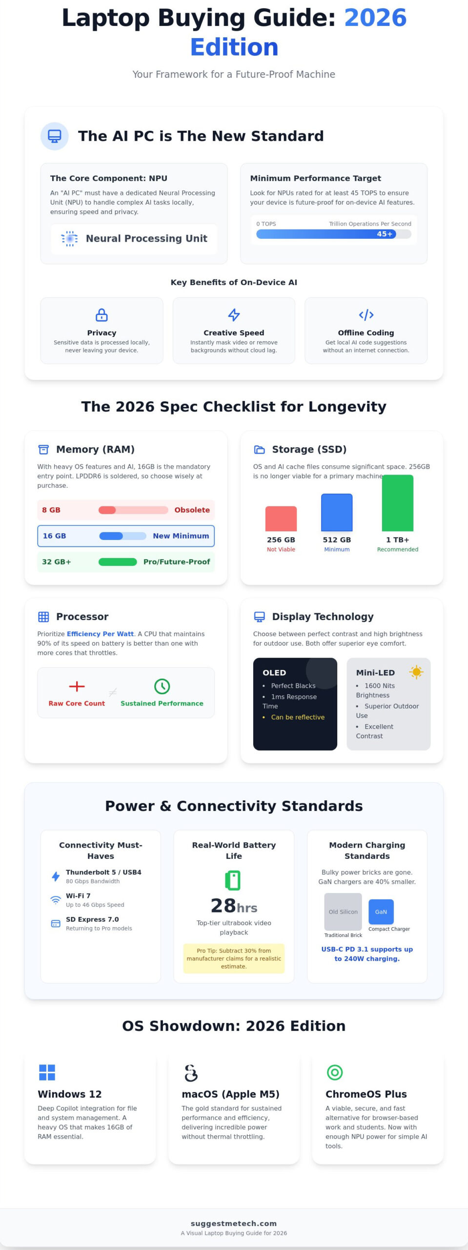 Laptop Buying Guide 2026: How to Choose the Perfect Machine