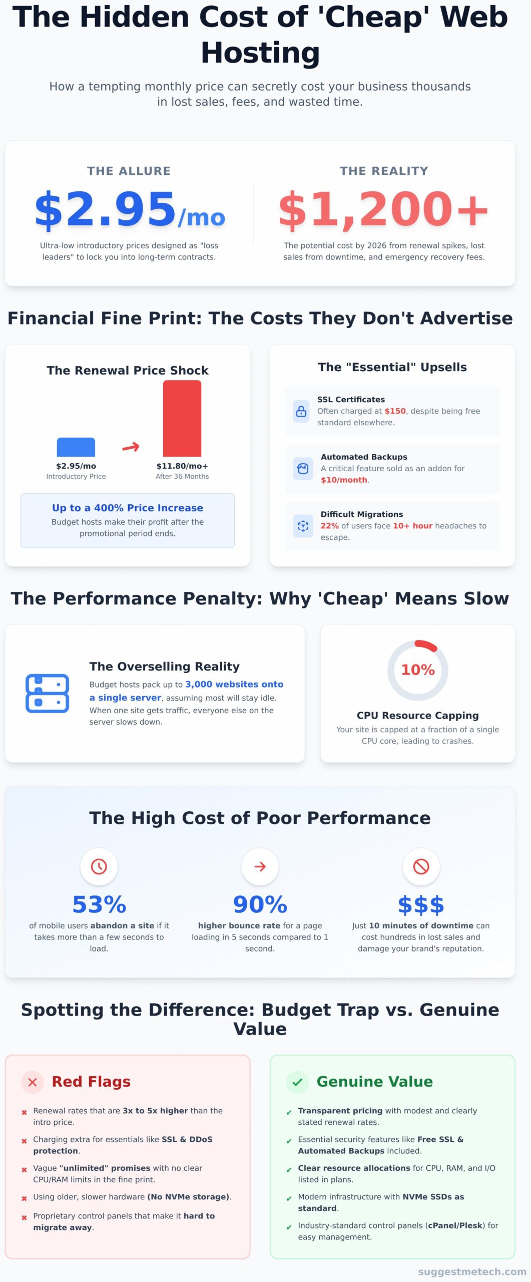 The True Cost of Ownership: Uncovering the Hidden Costs of Cheap Web Hosting in 2026
