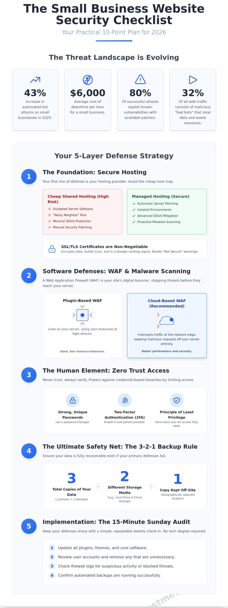 Website Security Essentials for Small Business: The 2026 Checklist