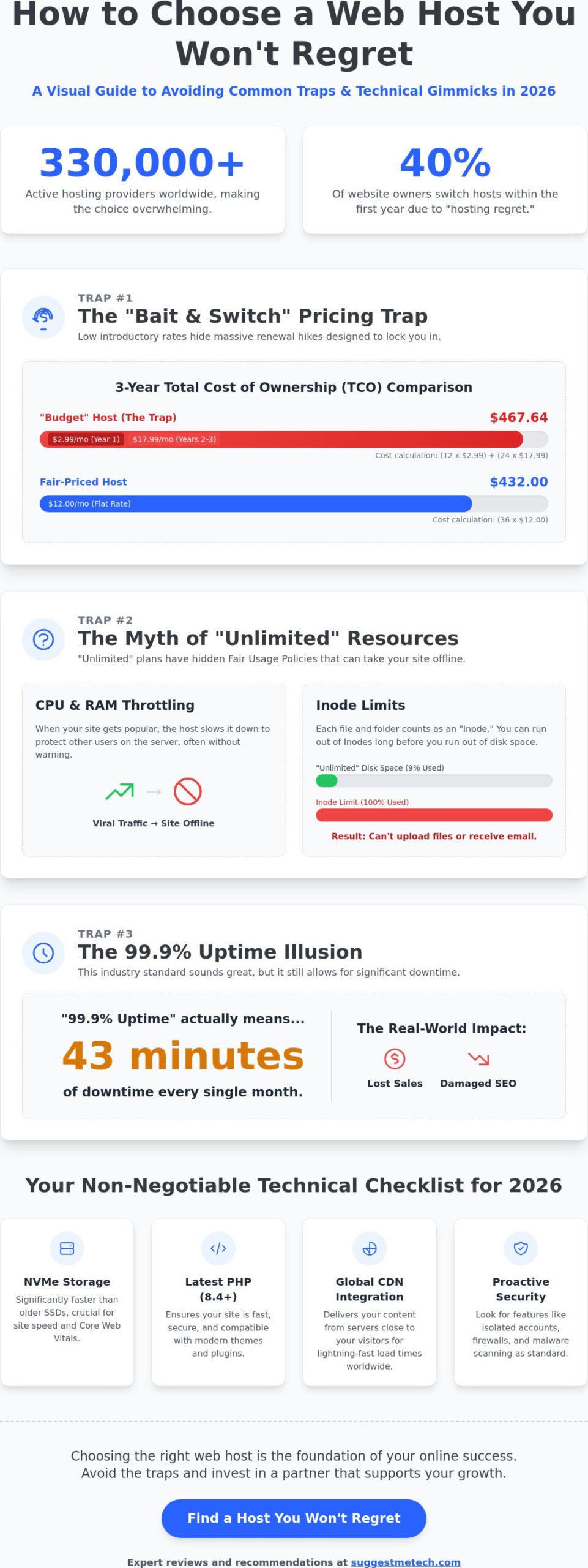 How to Choose a Web Host You Won't Regret: The 2026 Ultimate Guide