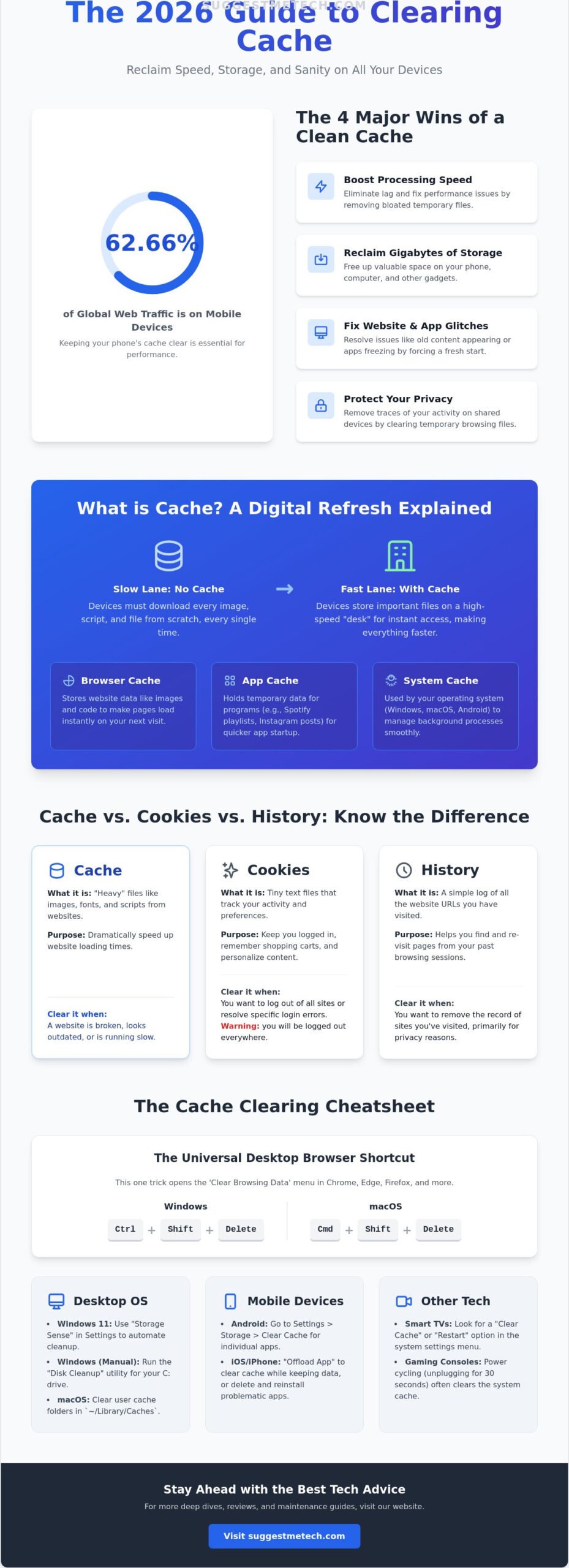 How to Clear Cache on Any Device: The Ultimate 2026 Guide