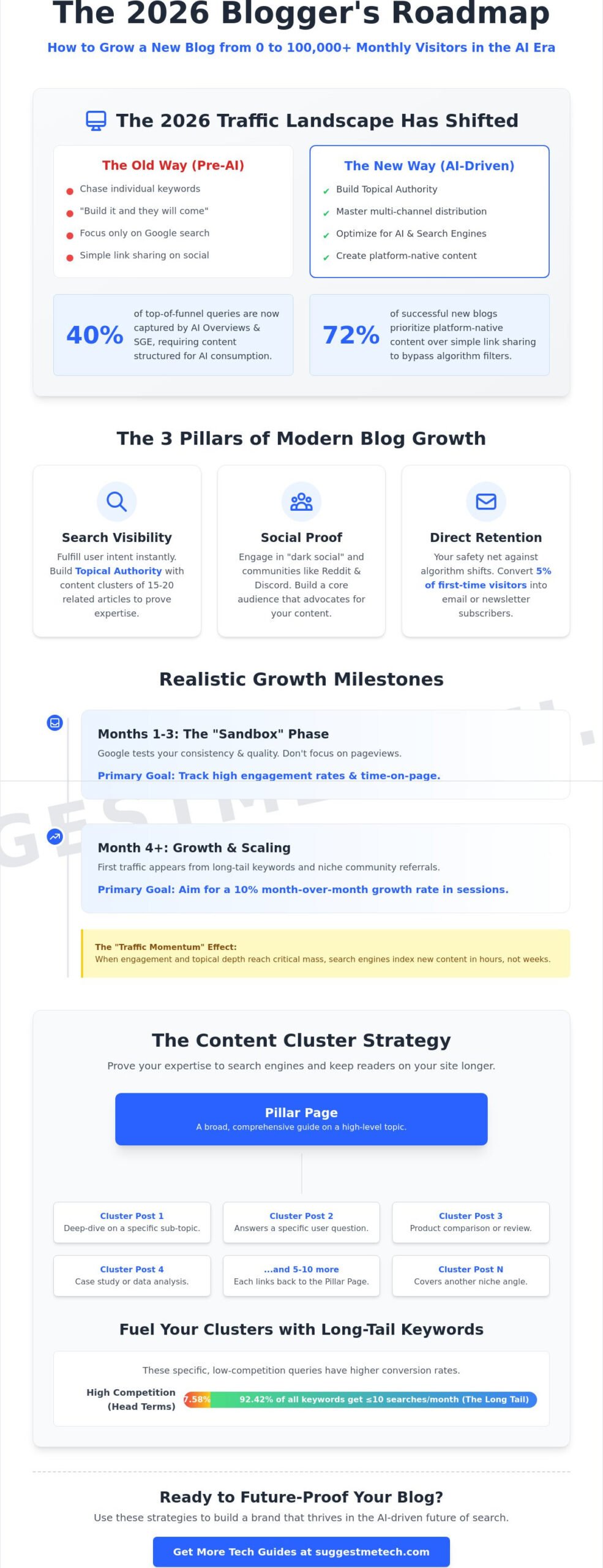 How to Get Traffic to a New Blog in 2026: The Zero-to-100k Guide