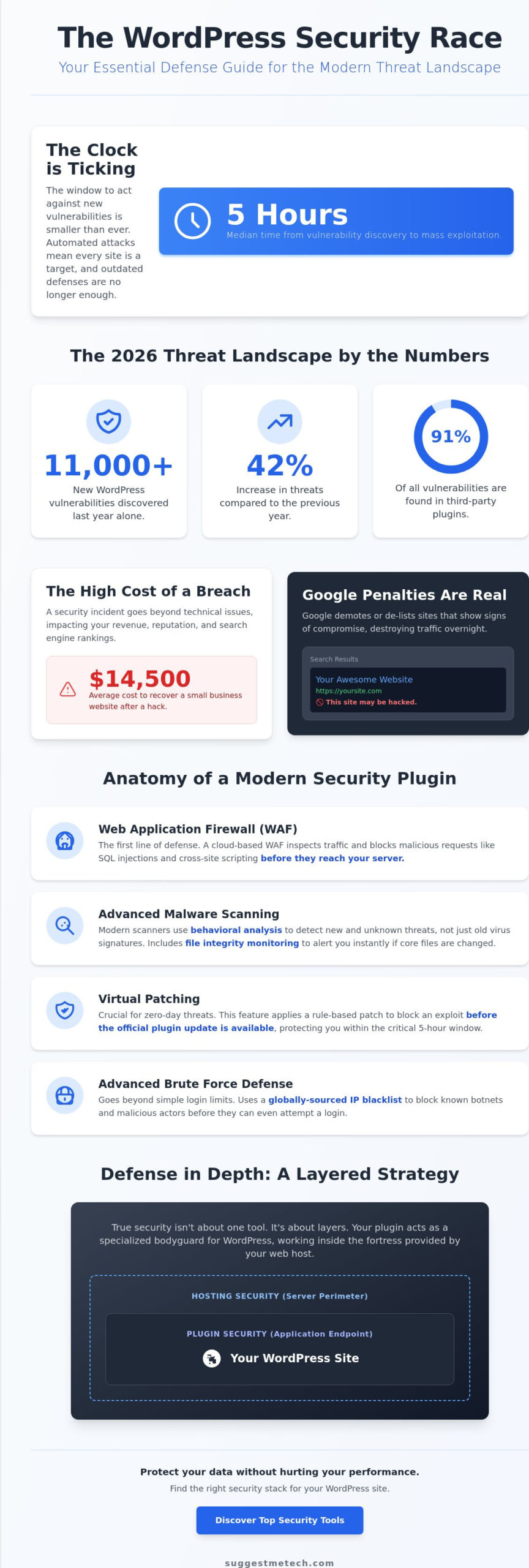 7 Best Security Plugins for WordPress in 2026: Expert Reviews & Comparisons