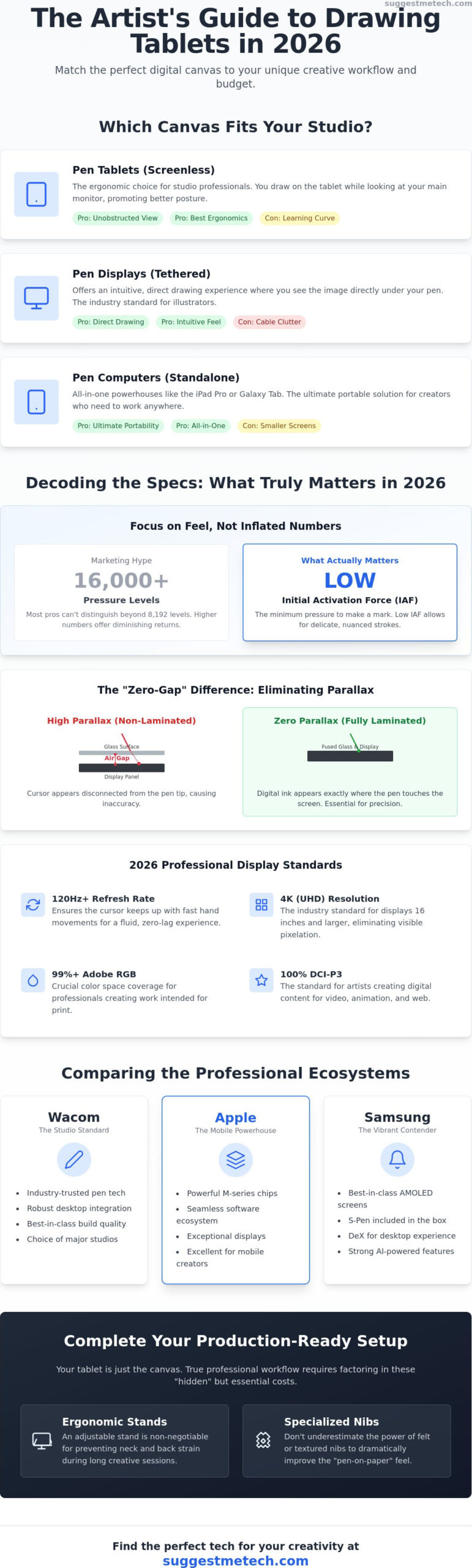 Best Tablet for Artists and Designers in 2026: The Professional Guide