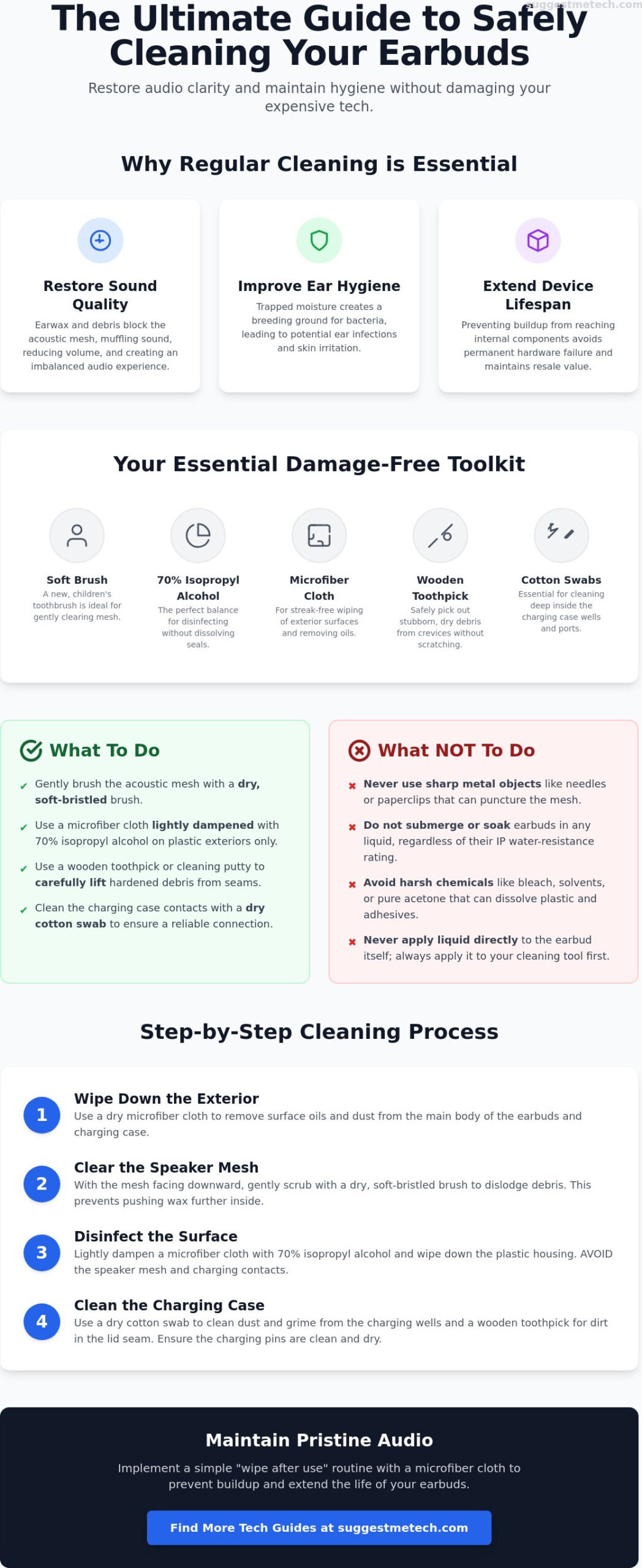 How to Clean Your Earbuds Safely: The Ultimate 2026 Guide