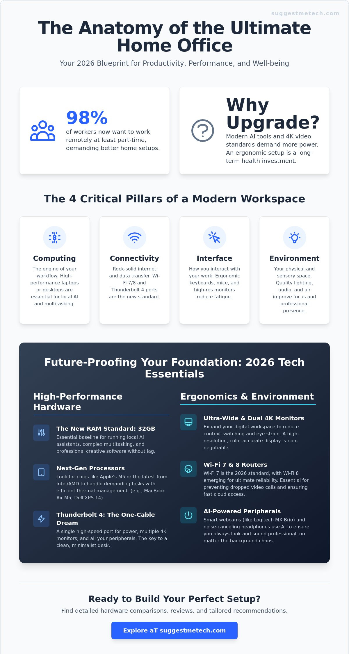 The Best Tech for a Home Office Setup in 2026: A Practical Guide