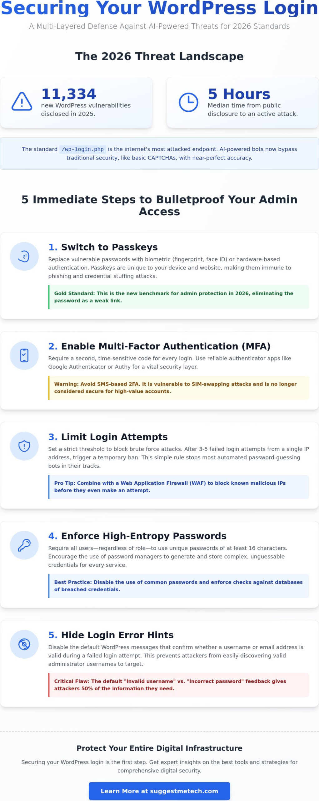 How to Secure Your WordPress Login Page: The 2026 Hardening Guide