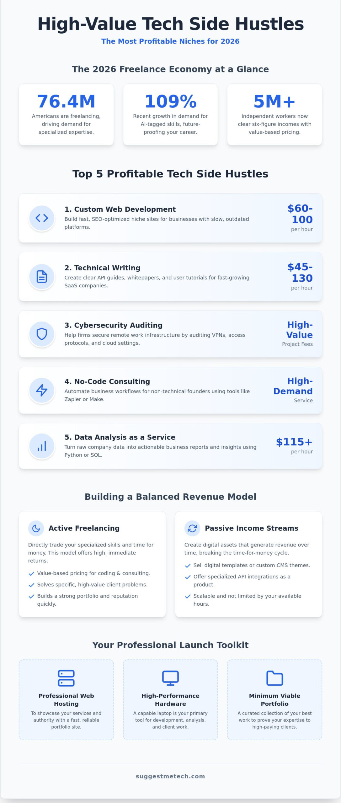Side Hustles Using Your Tech Skills: Most Profitable Ideas for 2026