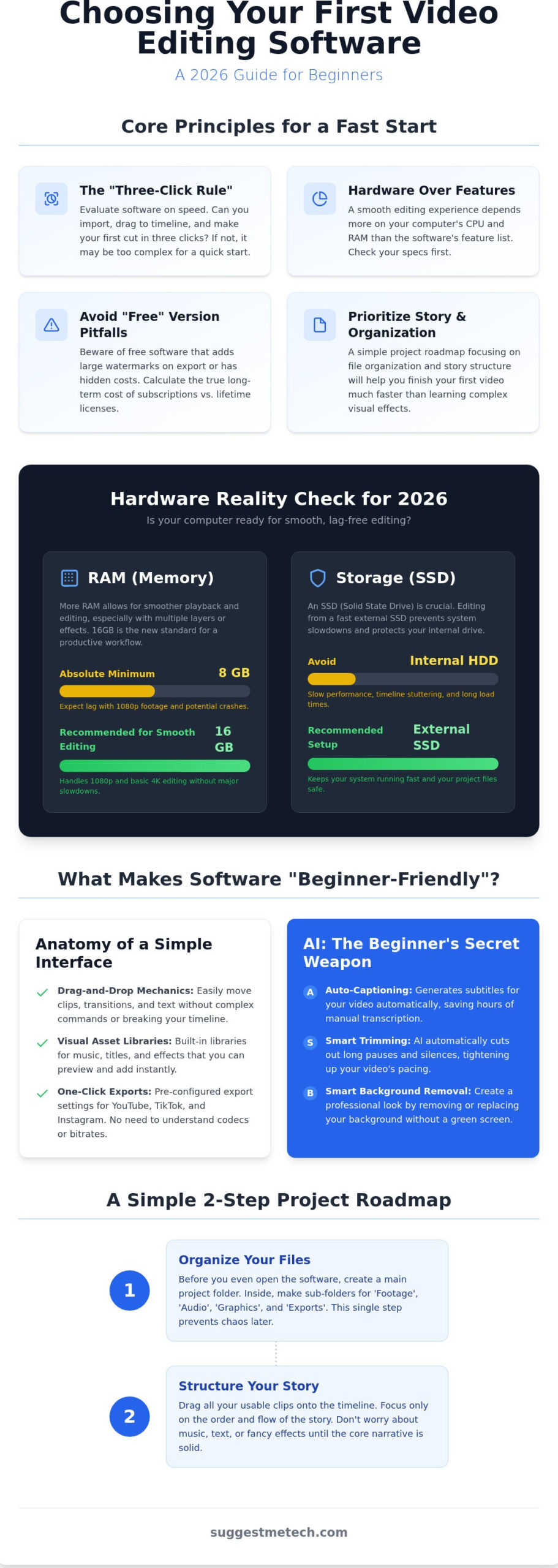 Best Video Editing Software for Beginners: The 2026 Guide to Easy Editing