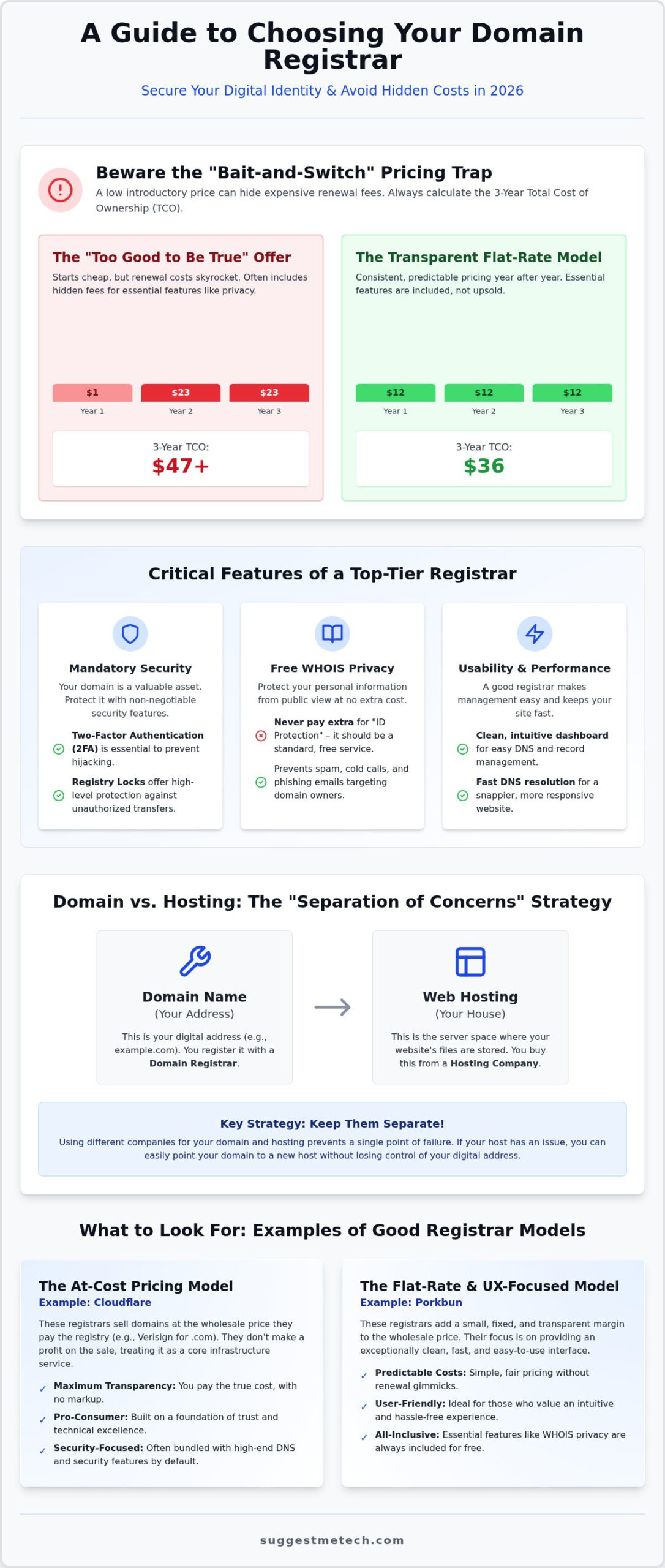 10 Best Domain Registrars of 2026: Compare Prices and Features