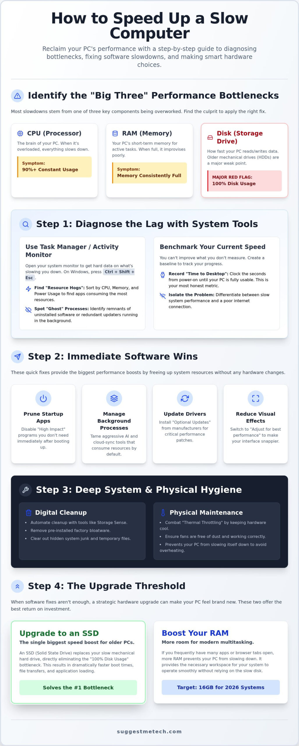 How to Speed Up a Slow Computer: The Ultimate 2026 Optimization Guide